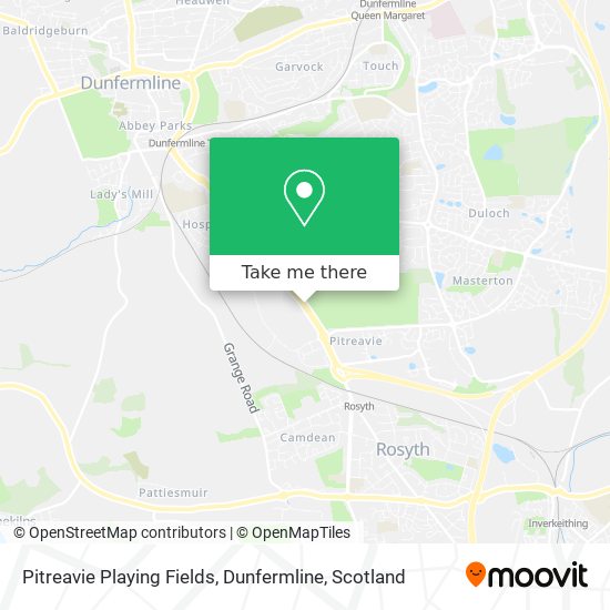 Pitreavie Playing Fields, Dunfermline map