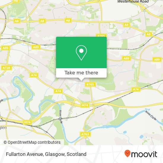 Fullarton Avenue, Glasgow map