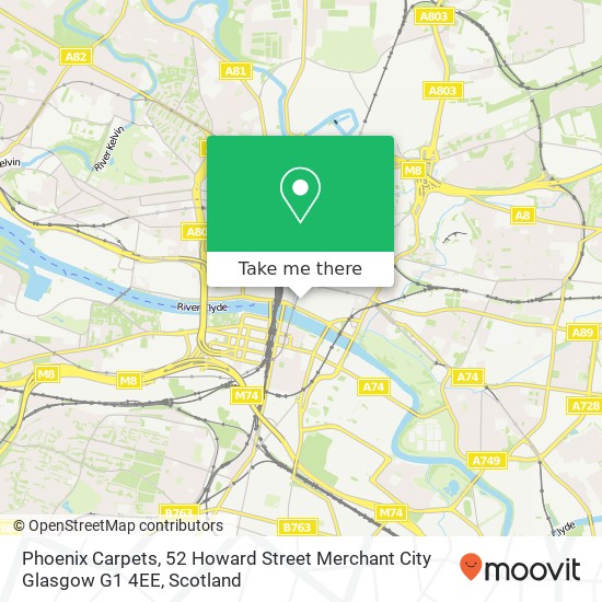 Phoenix Carpets, 52 Howard Street Merchant City Glasgow G1 4EE map