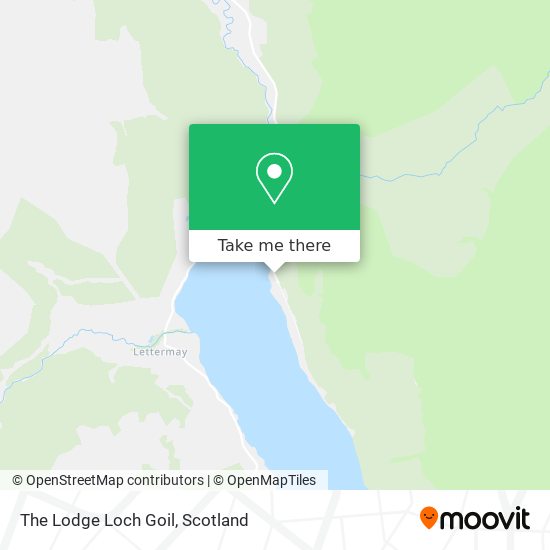 The Lodge Loch Goil map