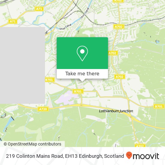 219 Colinton Mains Road, EH13 Edinburgh map