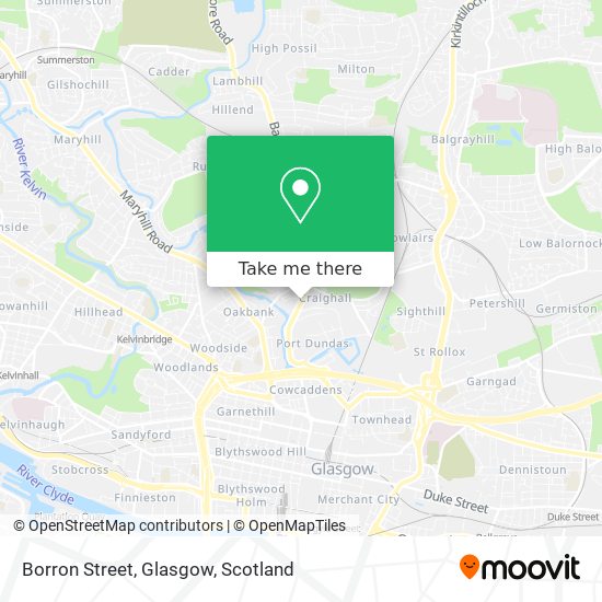 Borron Street, Glasgow map