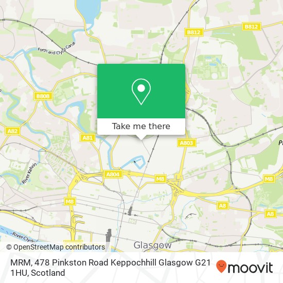 MRM, 478 Pinkston Road Keppochhill Glasgow G21 1HU map