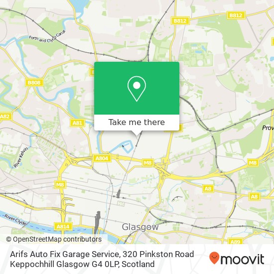 Arifs Auto Fix Garage Service, 320 Pinkston Road Keppochhill Glasgow G4 0LP map