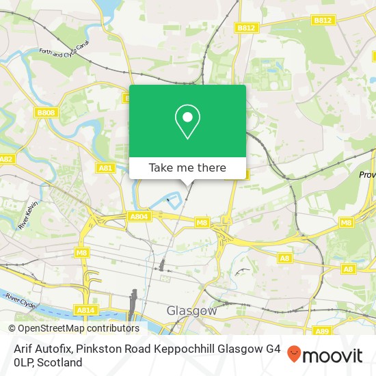 Arif Autofix, Pinkston Road Keppochhill Glasgow G4 0LP map