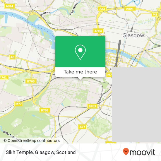 Sikh Temple, Glasgow map