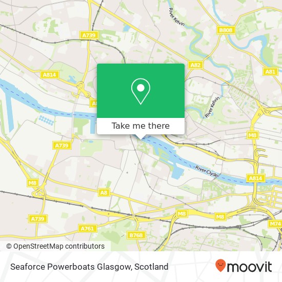 Seaforce Powerboats Glasgow map