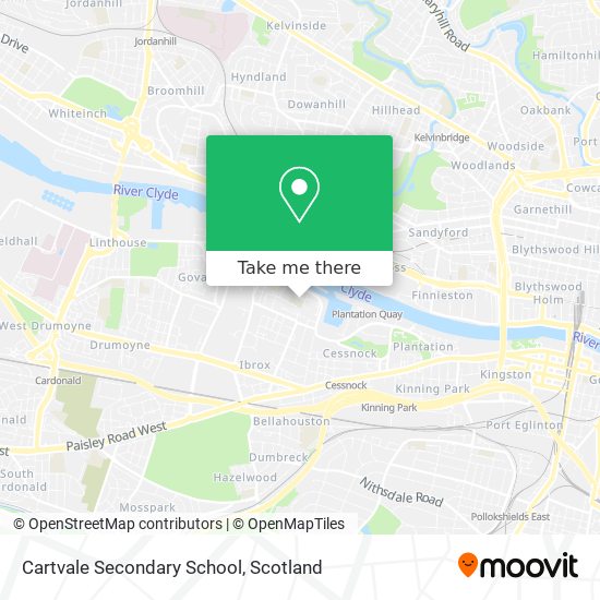 Cartvale Secondary School map