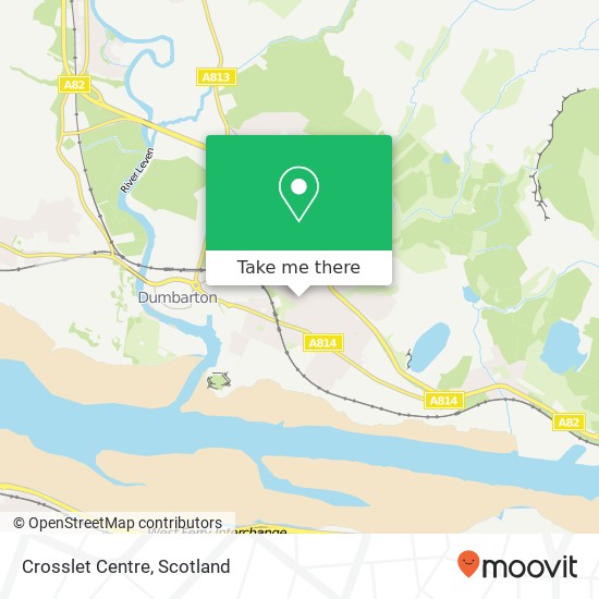 Crosslet Centre map