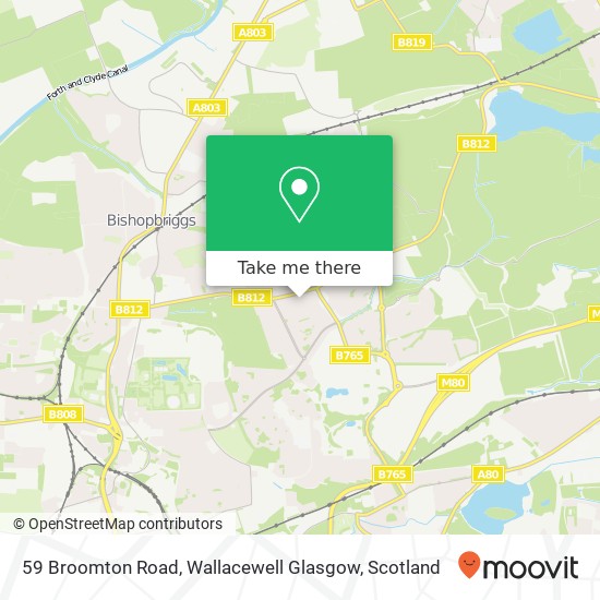 59 Broomton Road, Wallacewell Glasgow map