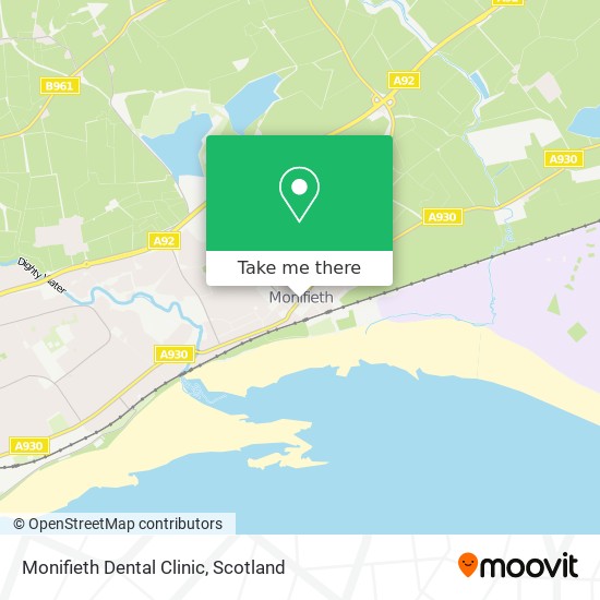 Monifieth Dental Clinic map