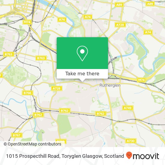 1015 Prospecthill Road, Toryglen Glasgow map