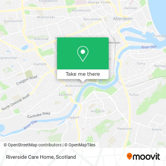 Riverside Care Home map