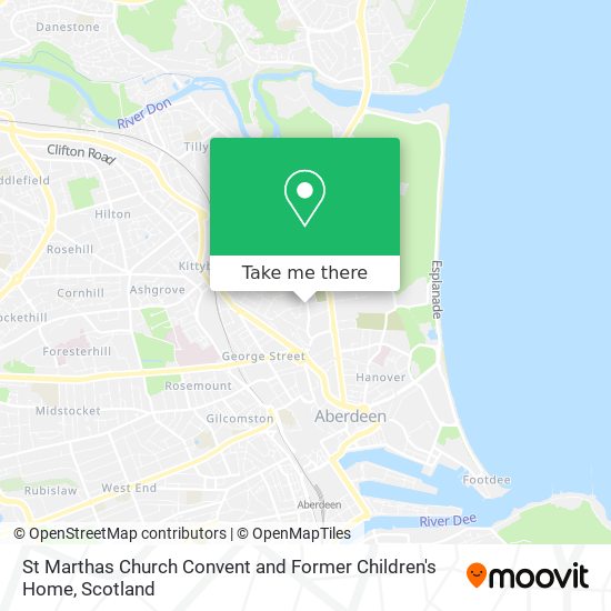 St Marthas Church Convent and Former Children's Home map