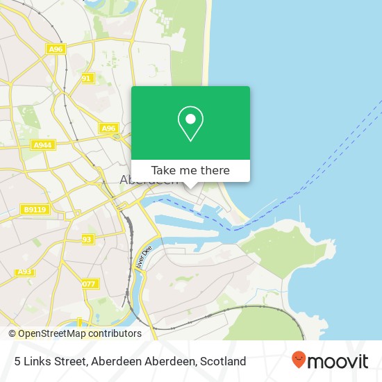 5 Links Street, Aberdeen Aberdeen map