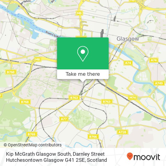 Kip McGrath Glasgow South, Darnley Street Hutchesontown Glasgow G41 2SE map