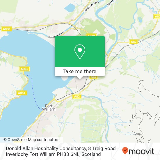 Donald Allan Hospitality Consultancy, 8 Treig Road Inverlochy Fort William PH33 6NL map