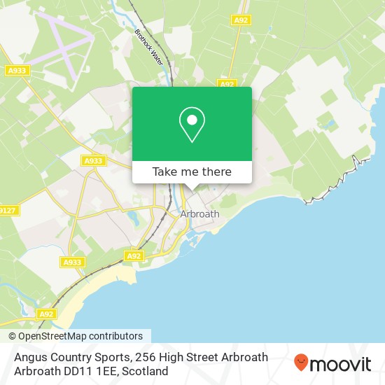 Angus Country Sports, 256 High Street Arbroath Arbroath DD11 1EE map