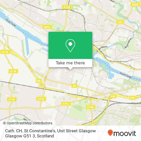 Cath. CH. St Constantine's, Uist Street Glasgow Glasgow G51 3 map