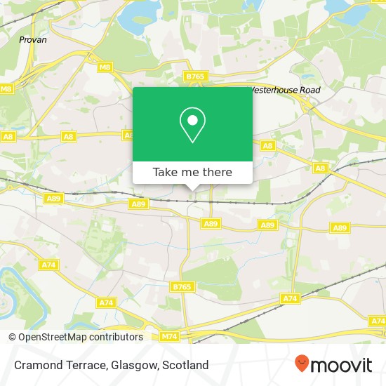 Cramond Terrace, Glasgow map
