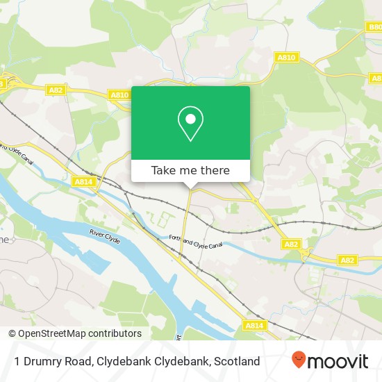 1 Drumry Road, Clydebank Clydebank map