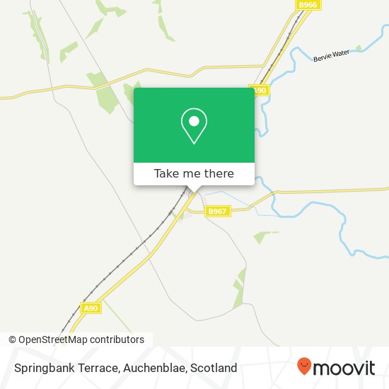 Springbank Terrace, Auchenblae map