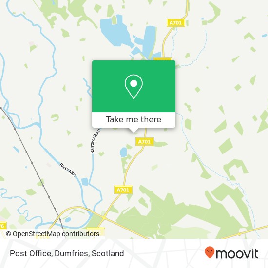 Post Office, Dumfries map