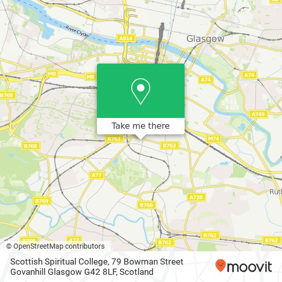 Scottish Spiritual College, 79 Bowman Street Govanhill Glasgow G42 8LF map