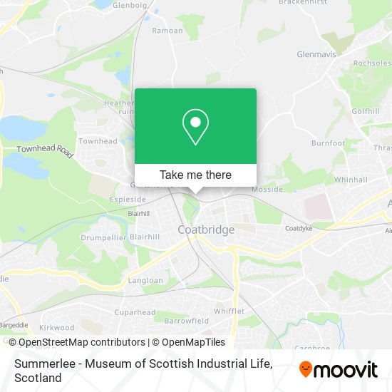 Summerlee - Museum of Scottish Industrial Life map