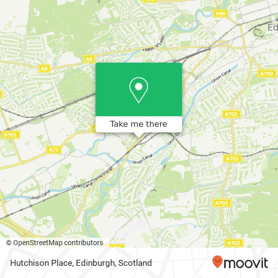 Hutchison Place, Edinburgh map