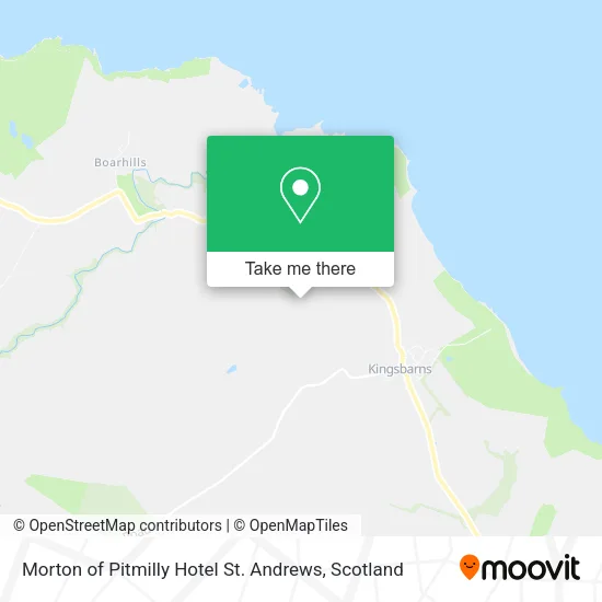 Morton of Pitmilly Hotel St. Andrews map