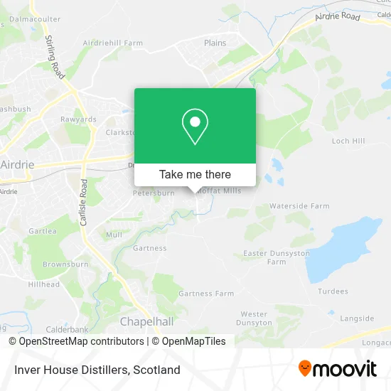 Inver House Distillers map