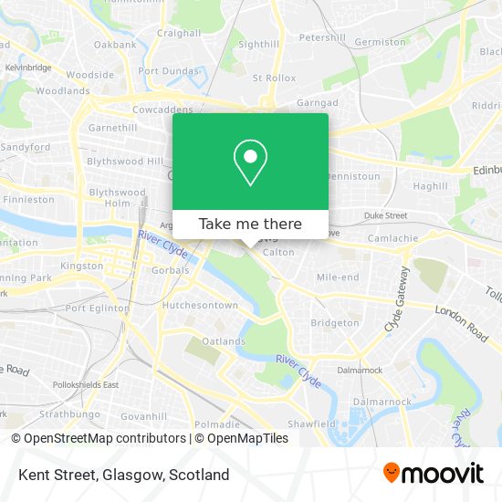Kent Street, Glasgow map