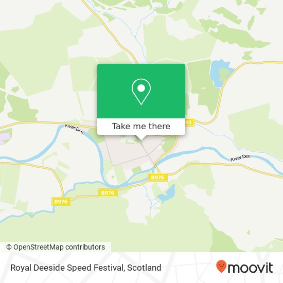 Royal Deeside Speed Festival map