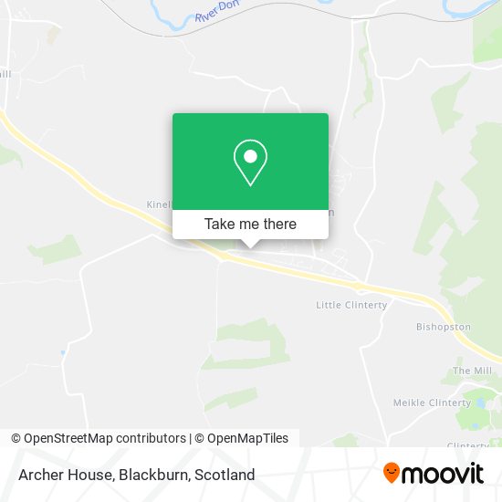 Archer House, Blackburn map