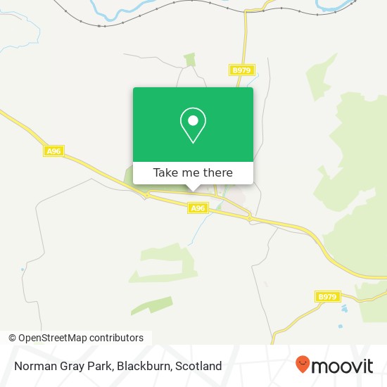 Norman Gray Park, Blackburn map