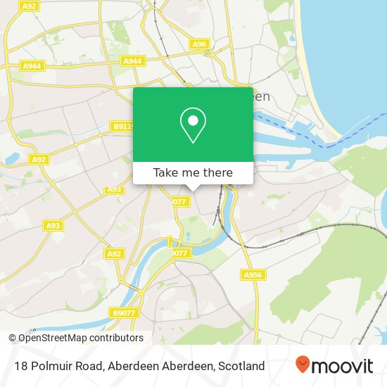 18 Polmuir Road, Aberdeen Aberdeen map