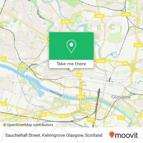 Sauchiehall Street, Kelvingrove Glasgow map