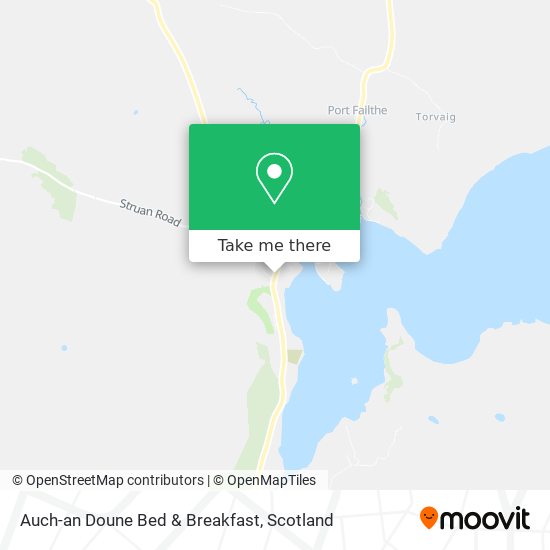 Auch-an Doune Bed & Breakfast map