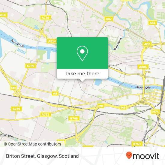 Briton Street, Glasgow map