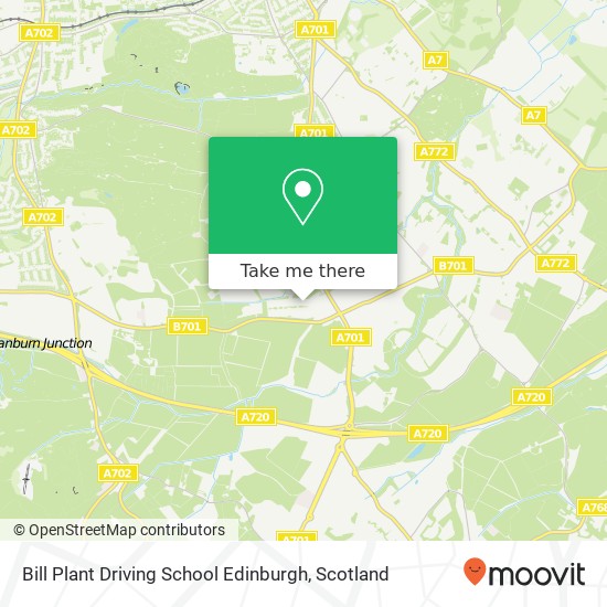 Bill Plant Driving School Edinburgh, 16 Mortonhall Park View Eh17 Edinburgh EH17 8SW map