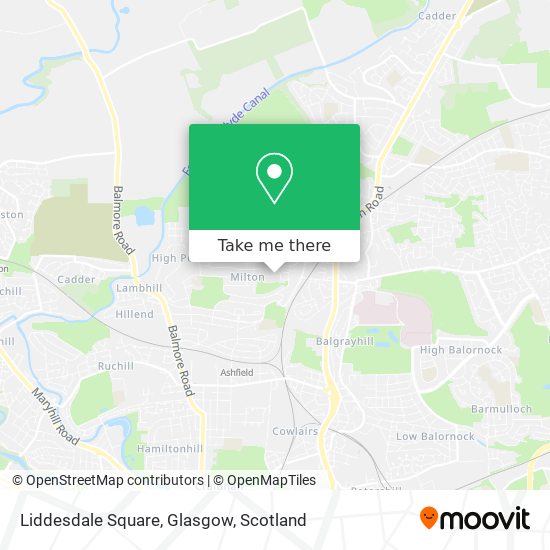 Liddesdale Square, Glasgow map