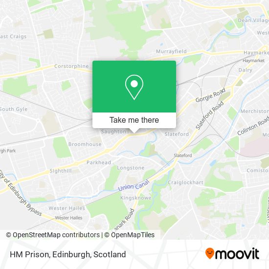 HM Prison, Edinburgh map