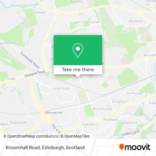 Broomhall Road, Edinburgh map