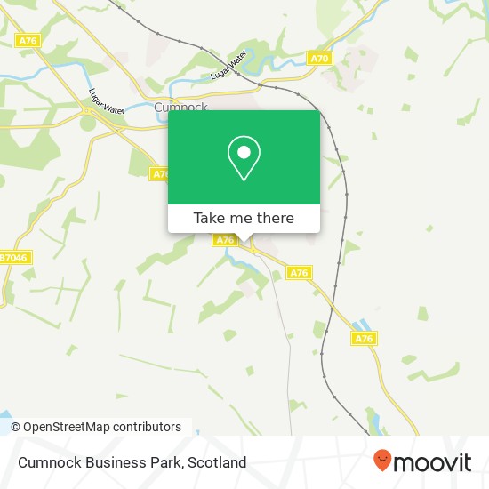 Cumnock Business Park map