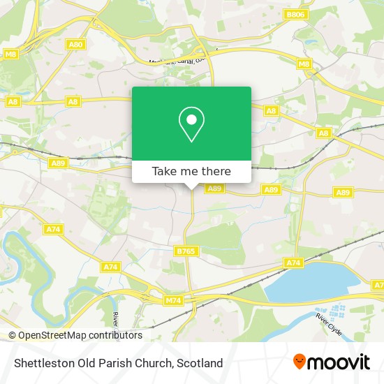 Shettleston Old Parish Church map