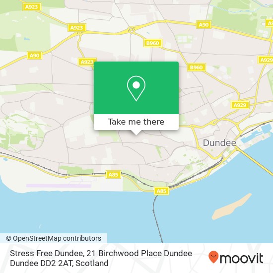 Stress Free Dundee, 21 Birchwood Place Dundee Dundee DD2 2AT map