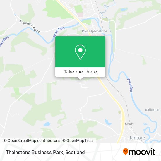 Thainstone Business Park map