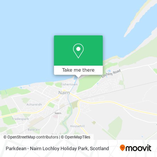 Parkdean - Nairn Lochloy Holiday Park map