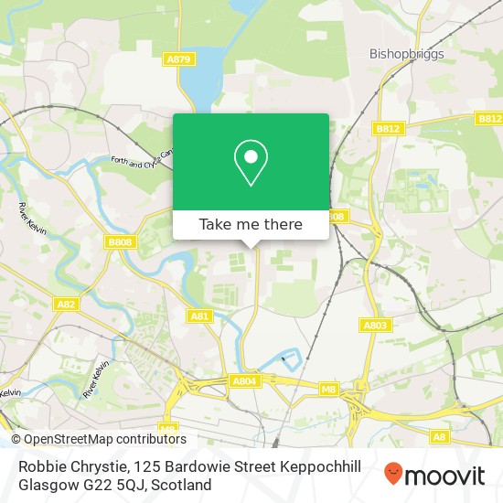 Robbie Chrystie, 125 Bardowie Street Keppochhill Glasgow G22 5QJ map